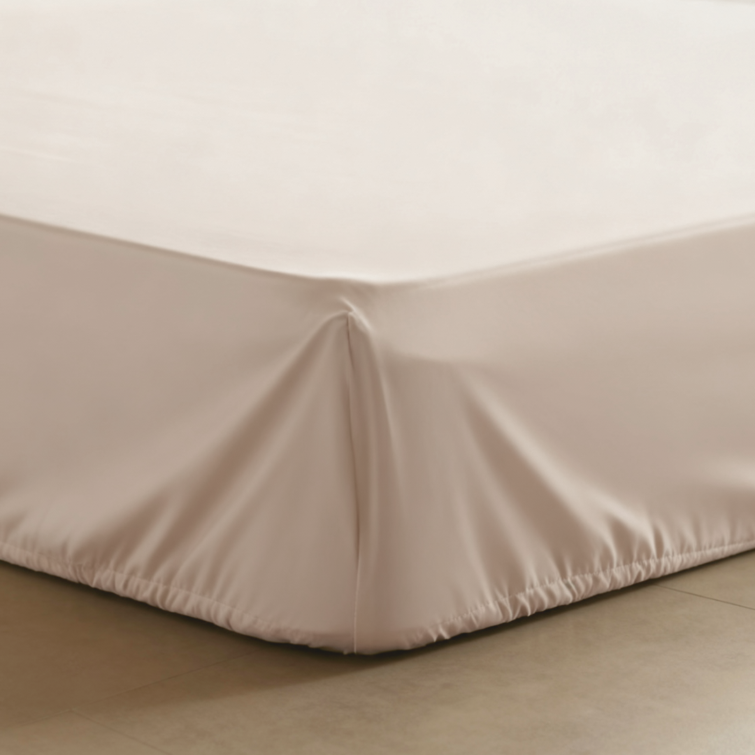 Perkal Fixleintuch – 90x200cm – Beige