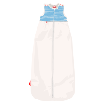 Kinderschlafsack Blue Stripes  / 2-4 Jahre (110cm)