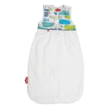 Bio-Babyschlafsack Cars / Aus Bio-Baumwolle & Swisswool / 70 cm, 90 cm, 110 cm