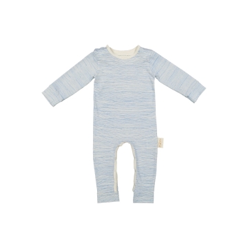 Kinder Pyjama Einteiler - Blue Stripes - 2 Grössen: 76 & 86 cm