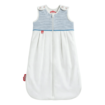 Bio-Babyschlafsack Blue Stripes / Aus Bio-Baumwolle & Swisswool / 70 cm, 90 cm, 110 cm