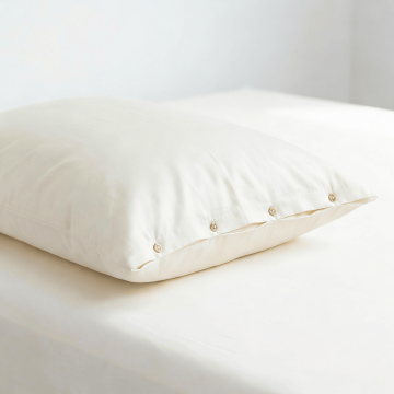 Satin Kissenbezug - 65x65cm - Weiche Bio-Baumwolle