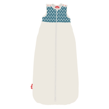 Abbildung Sommerschlafsack Blaue Blätter 24-48 Monate Abbildung Sommerschlafsack Blaue Blätter 24-48 Monate