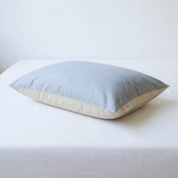 Perkal Kissenbezug – 40x60cm – Grau & Beige