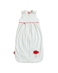 Bio-Babyschlafsack Roter Luftballon / Aus Bio-Baumwolle & Swisswool / 70 cm, 90 cm, 110 cm