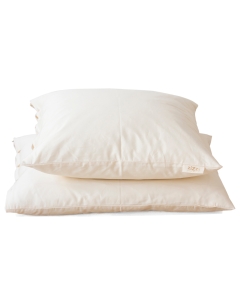 Bettwäsche – Kissenbezug aus Bio-Baumwolle (Satin) – Écru – Verschiedene Grössen ab