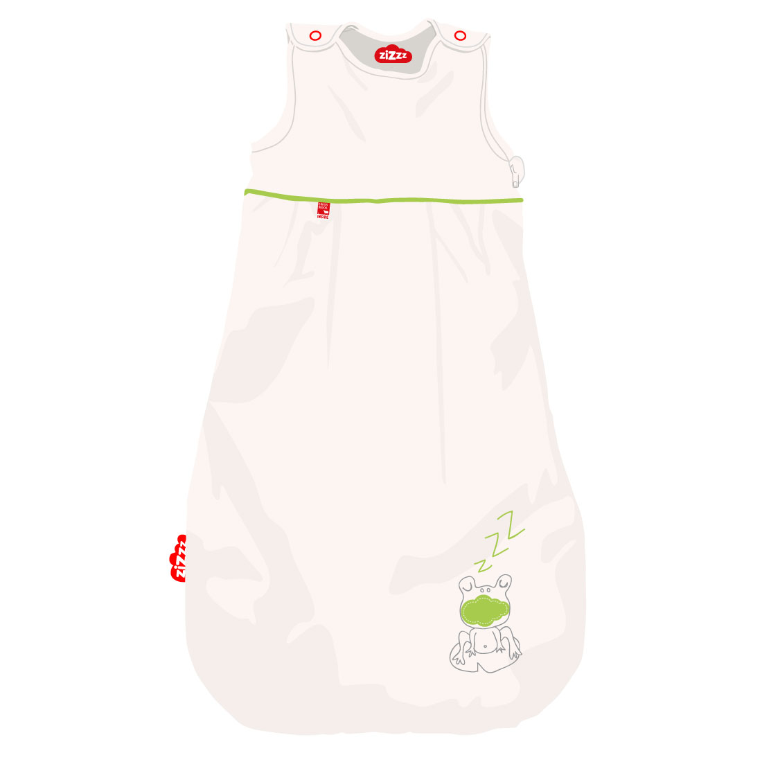 Babyschlafsack Frog Ragnar D. / 0-6 Monate (70cm)