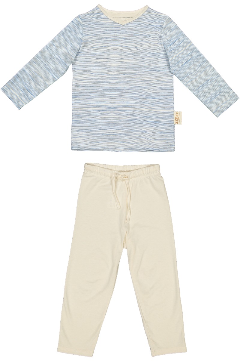Schlafanzug Blue Stripes 2-3Y