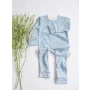 Kinder Pyjama Einteiler - Blue Stripes - 2 Grössen: 76 & 86 cm thumbnail