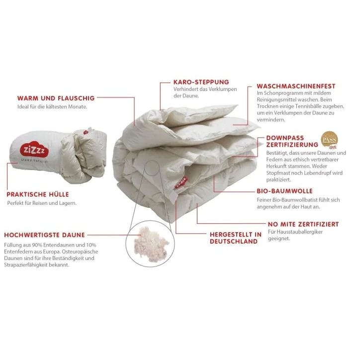 Bio Entendaunen Duvets – Weich und Warm – Made in Germany 