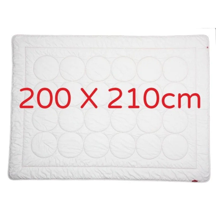 Duvet – Swisswool Füllung – 200x210cm – 4 Jahreszeiten