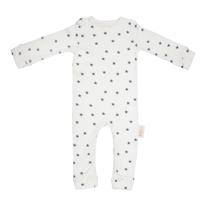 Baby Schlafanzug Einteiler - Glücksstern - 2 Grössen: 70 & 76 cm