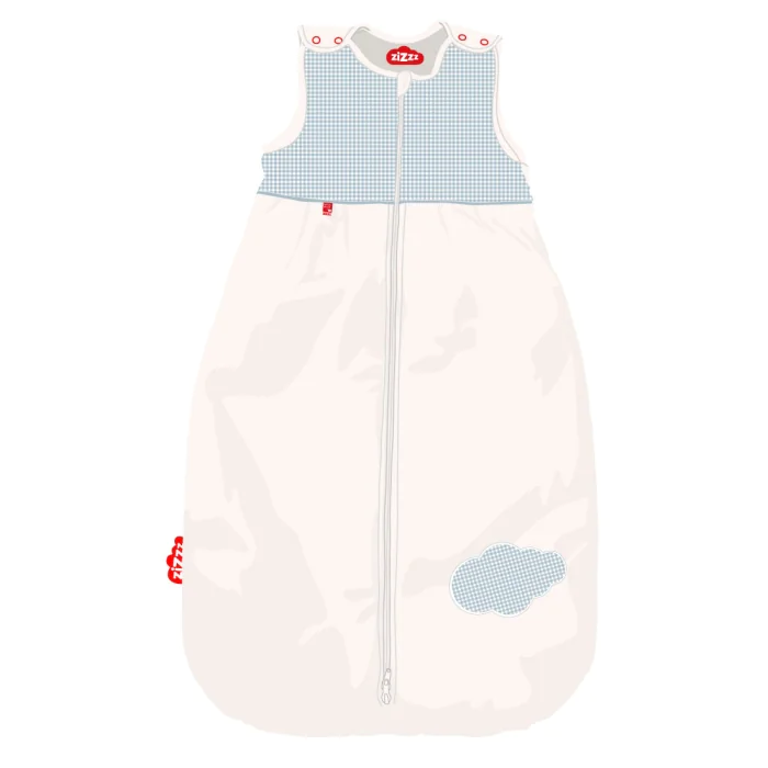 Abbildung Babyschlafsack Vichy Blue 6-24 Monate Abbildung Babyschlafsack Vichy Blue 6-24 Monate