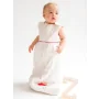 Bio-Babyschlafsack Roter Luftballon / Aus Bio-Baumwolle & Swisswool / 70 cm, 90 cm, 110 cm thumbnail