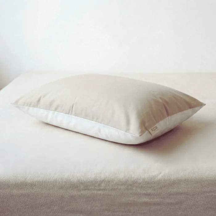 Kissenhülle 50x70 Weiss & Beige