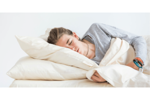Teenager asleep