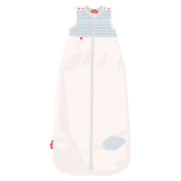 Baby sleeping bag Vichy Blue / 24-48 Months (110cm)