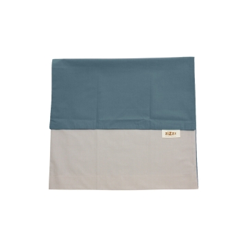 Percale Pillowcase – 50x70cm – Teal & Beige