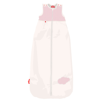 Baby sleeping bag Vichy Pink / 24-48 Months (110 cm)
