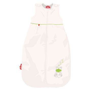 Bio Baby Sleeping Bag Frog Ragnar D. / Swisswool & Organic Cotton  / 70 cm, 90 cm, 110 cm
