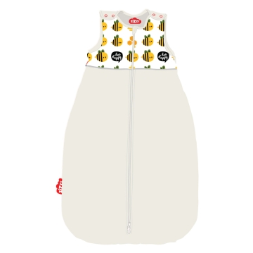 Summer baby sleeping bag Bee Happy, 6-24 months (90 cm) in organic cotton – Zizzz