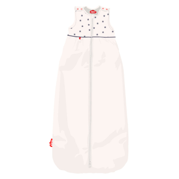 Baby sleeping bag Lucky Star, 6-10 years (160 cm) in Swisswool & organic cotton – Zizzz