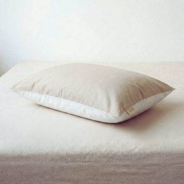 Percale Pillowcase – 40x60 – White & Beige