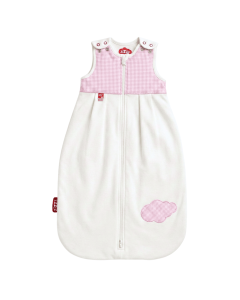 Bio Baby Sleeping Bag Vichy Pink / Swisswool & Organic Cotton  / 70 cm, 90 cm, 110 cm
