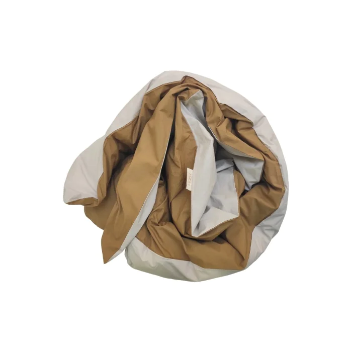 Organic Cotton Duvet Covers – Beige/Mustard – sizes available from