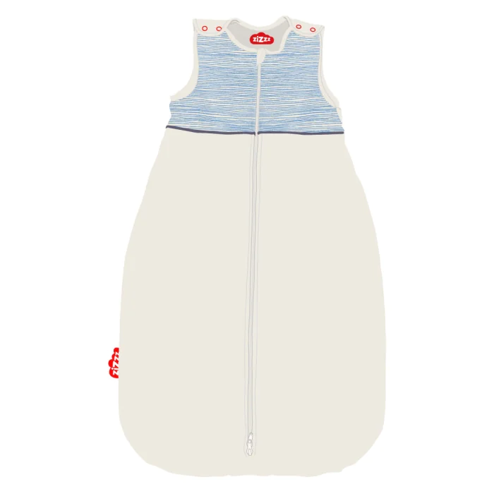 Babyschlafsack Blaue Streifen Sommer
