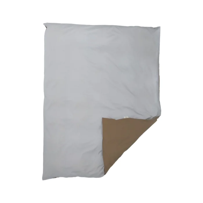 Organic Cotton Duvet Covers – Beige/Mustard – sizes available from
