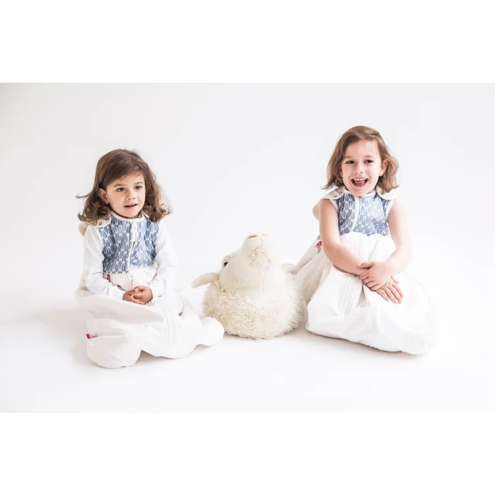 Bio Baby Sleeping Bag New Little Leaves / Swisswool & Organic Cotton  / 70 cm, 90 cm, 110 cm