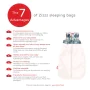 Bio Baby Sleeping Bag Twilit Forest / Swisswool & Organic Cotton  / 70 cm, 90 cm, 110 cm thumbnail
