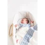 Bio Baby Sleeping Bag New Little Leaves / Swisswool & Organic Cotton  / 70 cm, 90 cm, 110 cm thumbnail
