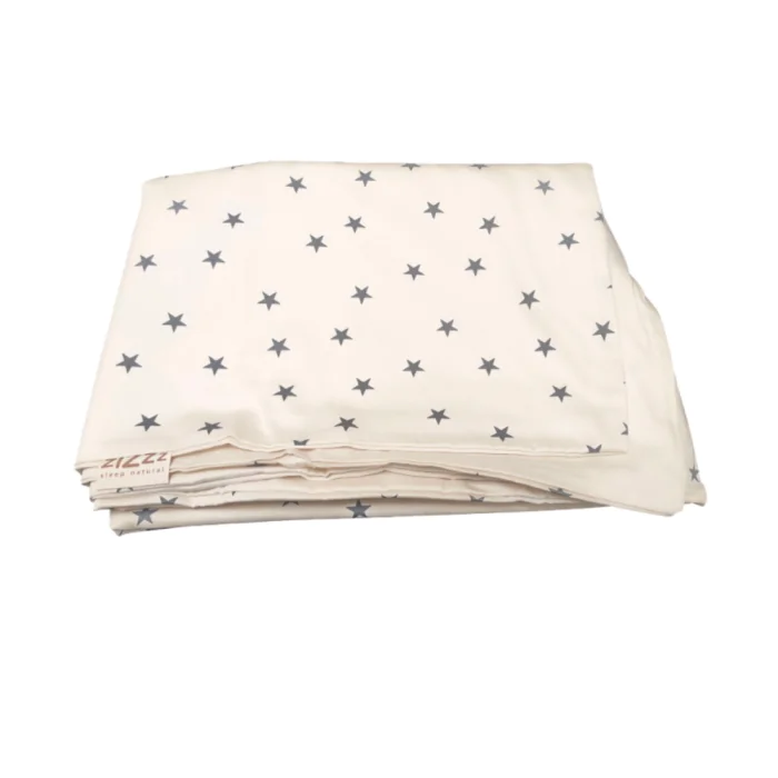 Lucky Star Duvet Cover - 140x170cm - Organic Cotton - with flap