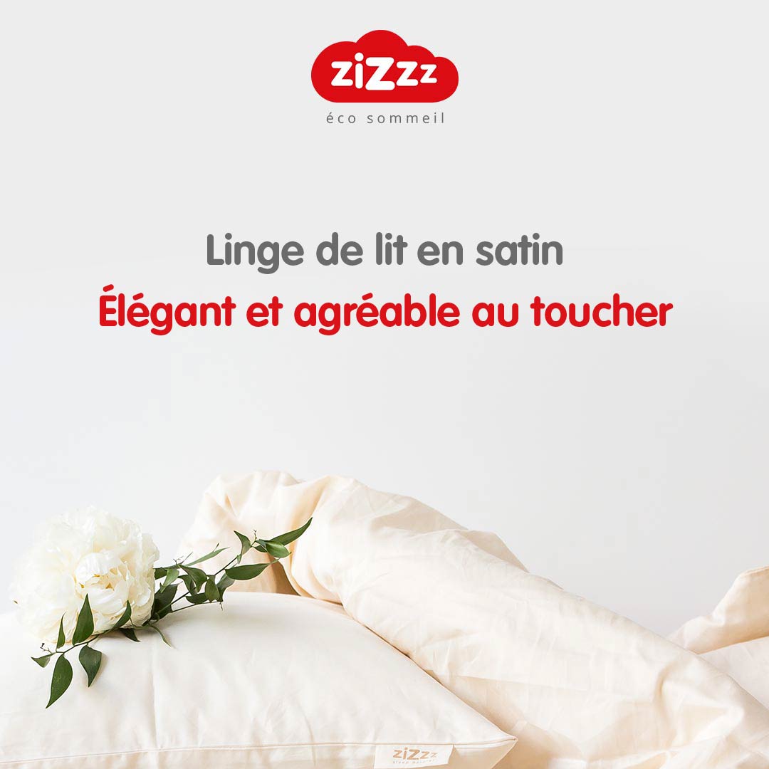 Linge de lit en satin