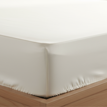 Draps housse en satin coton bio – plusieurs tailles à partir de 