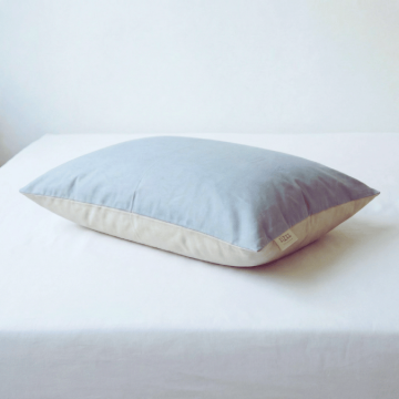 Taie d’oreiller en percale – 40x60cm – Beige & Gris