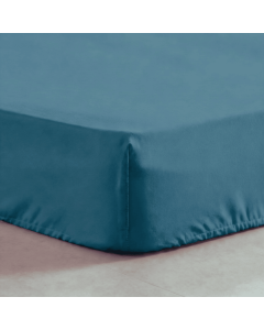 Drap housse coton bio percale &ndash; Sarcelle &ndash; plusieurs tailles disponibles &agrave; partir de 