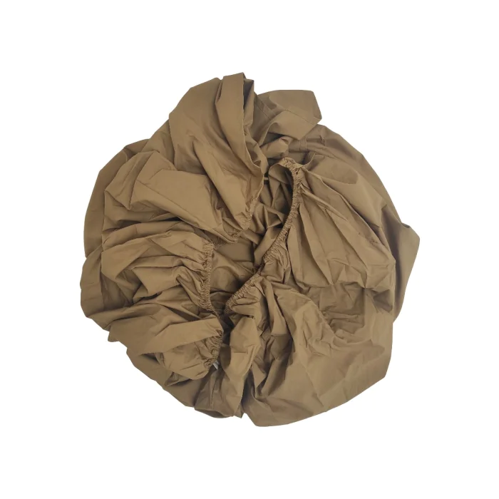Drap housse coton bio percale – Moutarde – plusieurs tailles disponibles à partir de 