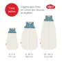 Gigoteuse d'été écologique Little Leaves | En coton biologique doux | 0-6m, 6-24m, 24-48m thumbnail